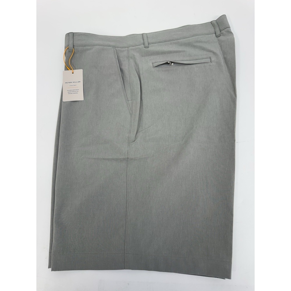 NWT Peter Millar Shackleford Hybrid Golf Shorts BRI Gray Men's Size 38